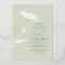 Hand-drawn Wildflowers Elegant Sage Wedding