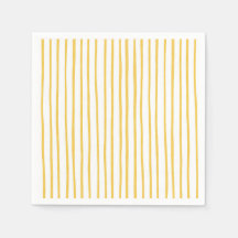 Hand-Drawn Yellow Stripes Summer Party