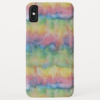 Hand Dyed Rainbow Stripe iPhone XS Max Case