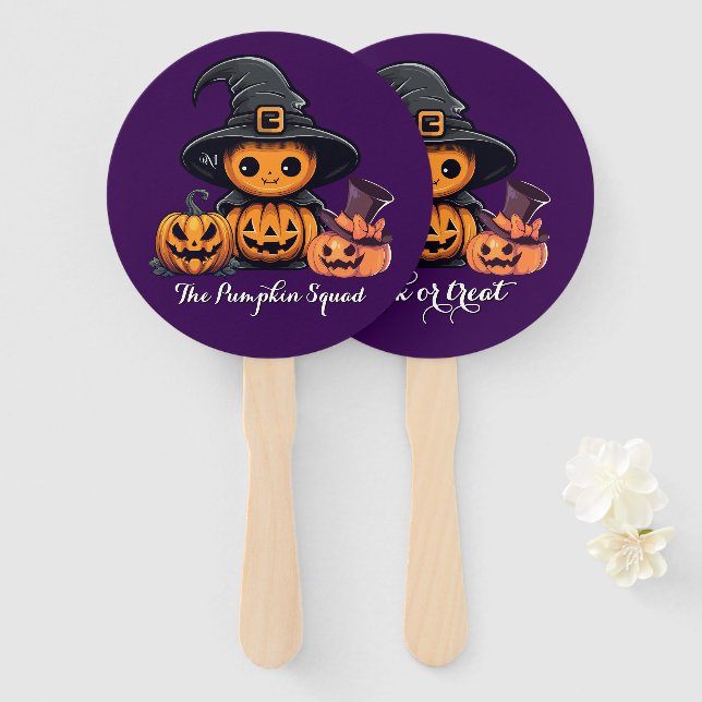 Hand Fan : HALLOWEEN Treat #06 (Front and Back)