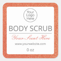 Hand Foot Body Face Exfoliating Scrub Logo Labels