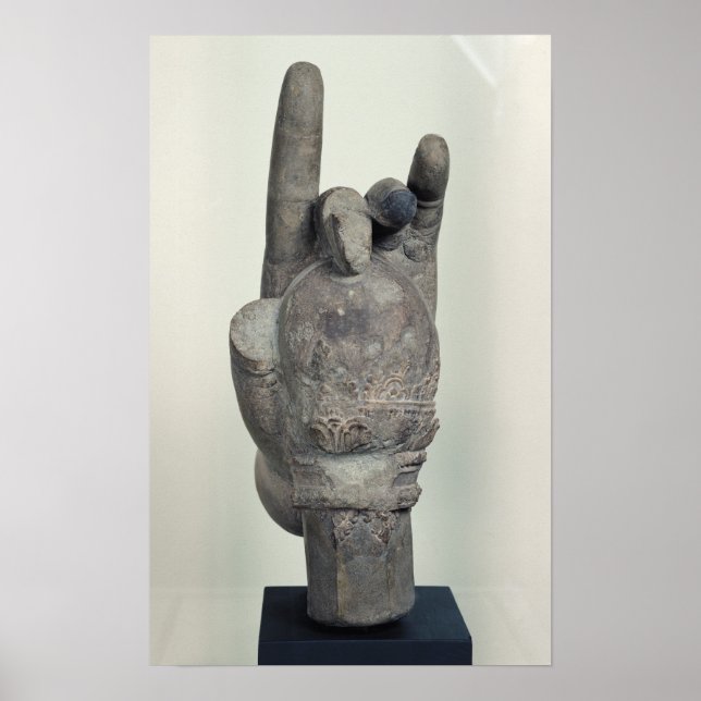 Hand from a colossal statue of Shiva, from Koh Poster (Front)