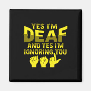 Hand Gesture Deaf Hearing Loss Awareness 1 Magnet