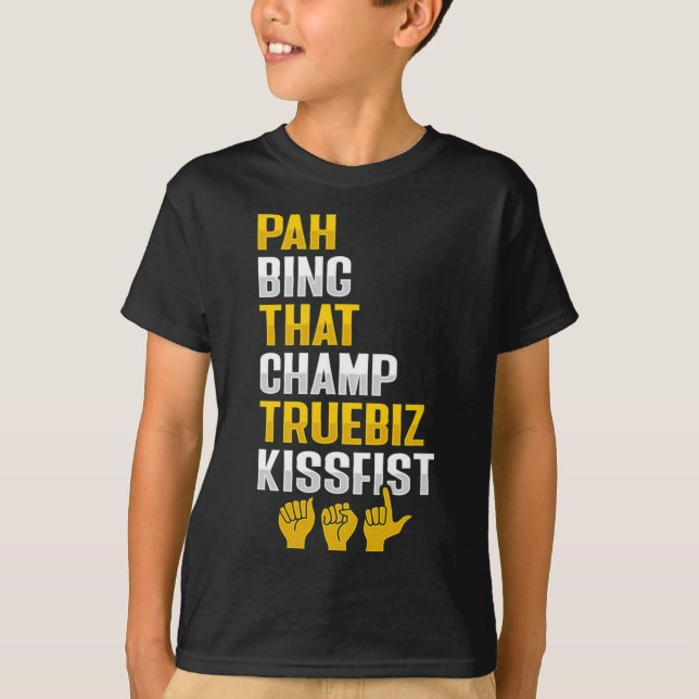 Hand Gesture Deaf Hearing Loss Awareness 8  T-Shirt (Front)