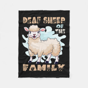 Hand Gesture Hand Sign Language Hearing Loss Aware Fleece Blanket
