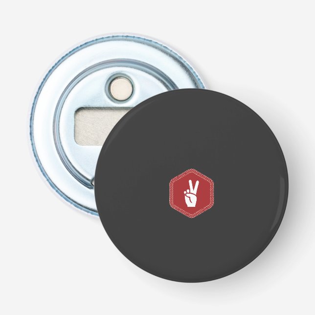 hand, gesture, thumb, font, red, wrist, nail, mage bottle opener (Front)