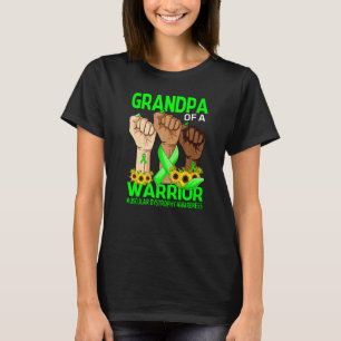 Hand Grandpa Of A Warrior Muscular Dystrophy Aware T-Shirt