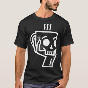 Hand Holding Coffee Cup Hamlet Play Shakespeare T-Shirt