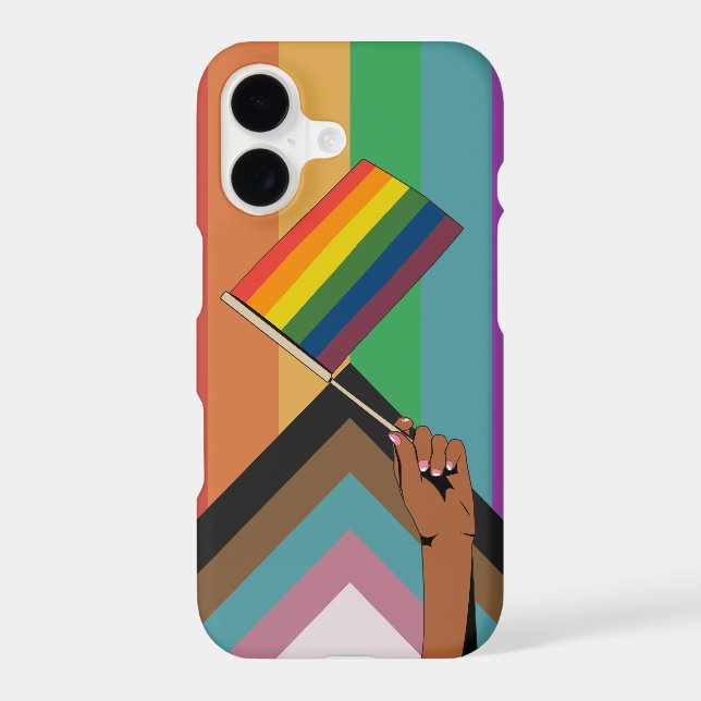 Hand Holding Pride Flag (Back)