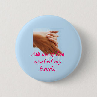 Hand Hygiene 2 Inch Round Button