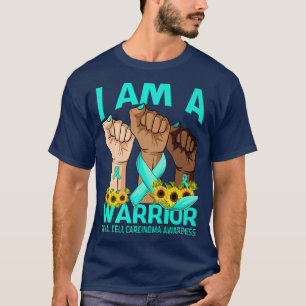 Hand I Am A Warrior Renal Cell Carcinoma Awareness T-Shirt