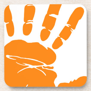 Hand impression coaster