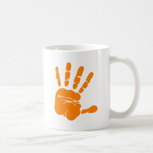 Hand impression coffee mug