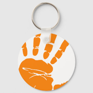 Hand impression keychain