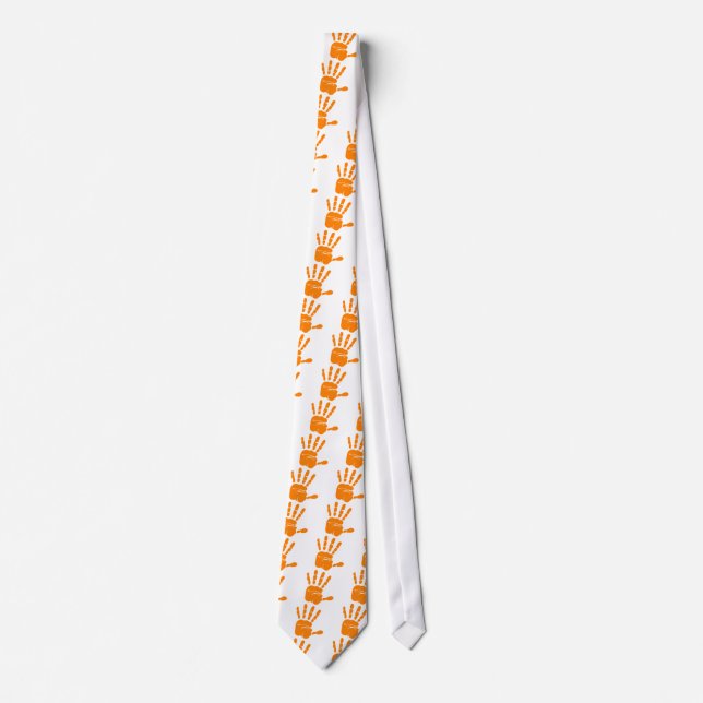 Hand impression tie (Front)