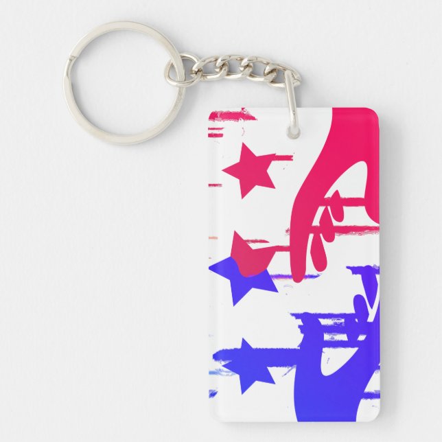 Hand in Hand - A Colourful Pact for Change Keychain (Front)