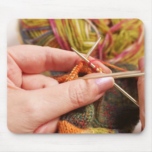 Hand Knitting Mouse Pad (Front)