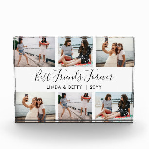 Hand Lettered Best Friends Forever 6 Photo Block.