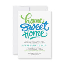 HAND LETTERED HOME SWEET HOME | HOUSEWARMING PARTY
