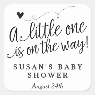 Hand Lettered Script Baby Shower Thank You Tag