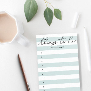 Hand Lettered Stripe   To-Do List Post-it Notes