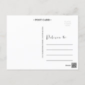HAND LETTERING | WEDDING THANK YOU POST CARD (Back)