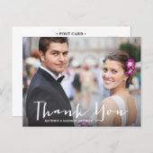 HAND LETTERING | WEDDING THANK YOU POST CARD (Front/Back)