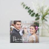 HAND LETTERING | WEDDING THANK YOU POST CARD (Standing Front)