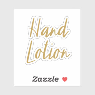 Hand Lotion Storage Sticker