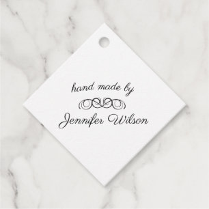 Hand Made   Personalized Product Tags