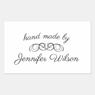 Hand Made   Personalized Sticker