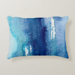 hand made shabby abstract background with watercol accent pillow