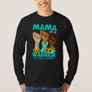 Hand Mama Of A Warrior Celiac Disease Awareness Su T-Shirt