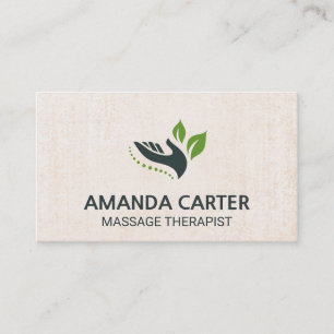 Hand Massage Logo   Holistic Medicine Business Card