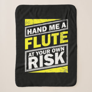 Hand Me A Flute Sherpa Blanket
