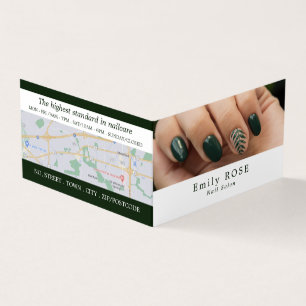 Hand Model, Nail Technician, Nail Salon Loyalty Business Card