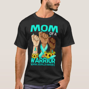 Hand Mom Of A Warrior Trigeminal Neuralgia Awarene T-Shirt