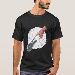 Hand Motorcycle Hand Grips Biker   T-Shirt