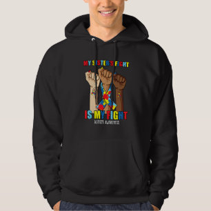 Hand my niece's fight is my fight autism awareness hoodie