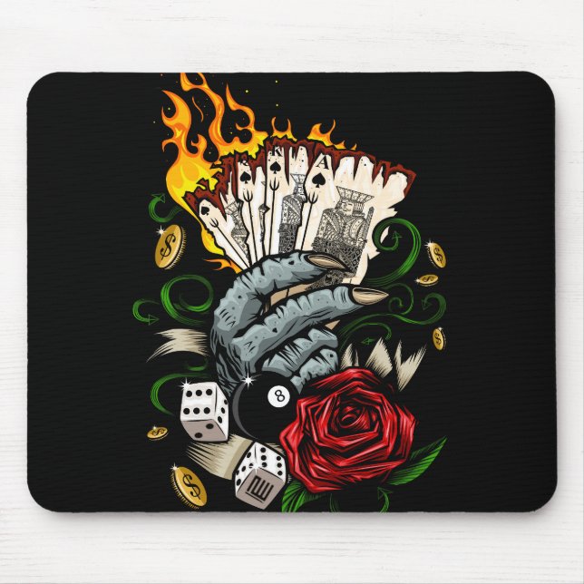 Hand Of Cards Mouse Pad (Front)