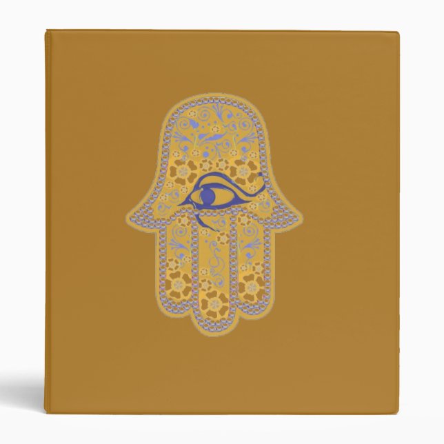 Hand of Fatima Hamsa Binder (Front)