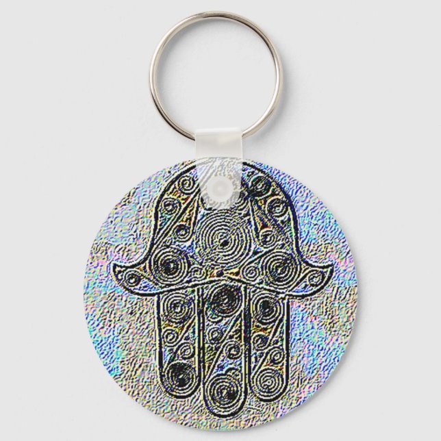 Hand of Fatima Keychain (Front)