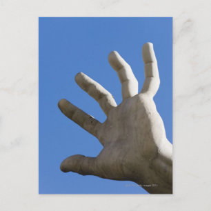 hand of statue on Fontana dei Quattro Fuimi, Postcard