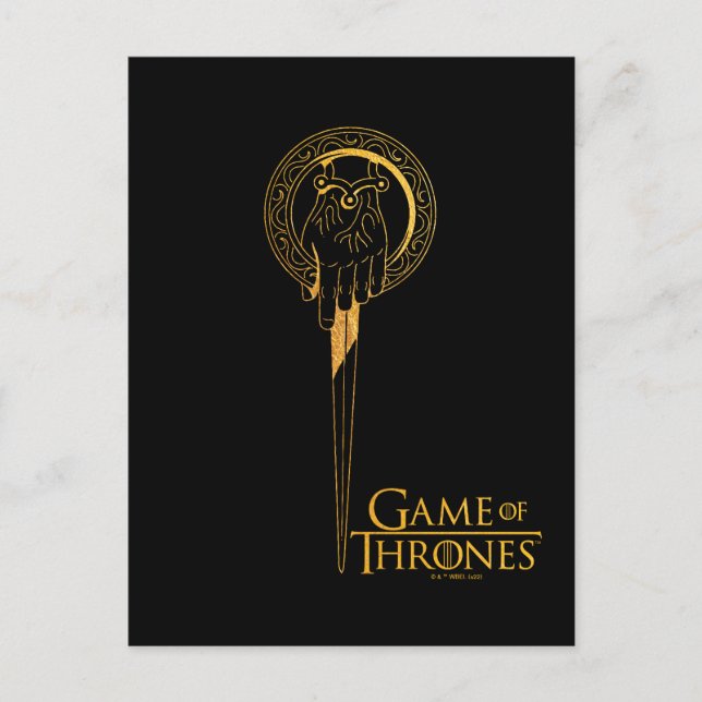 Hand of the King Icon Postcard (Front)