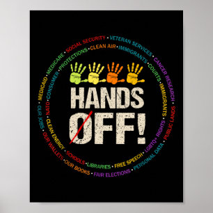 Hand Off My Social Security And Medicare Protest 2 Poster