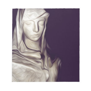 hand on heart notepad