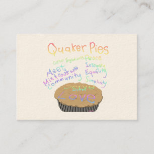 Hand out cards for new members and visitors