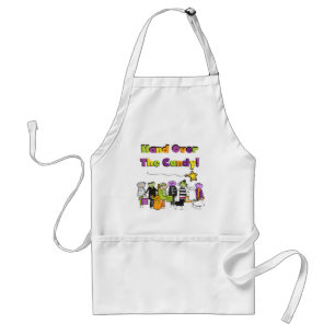 Hand Over the Candy Halloween Tshirts and Gifts Standard Apron
