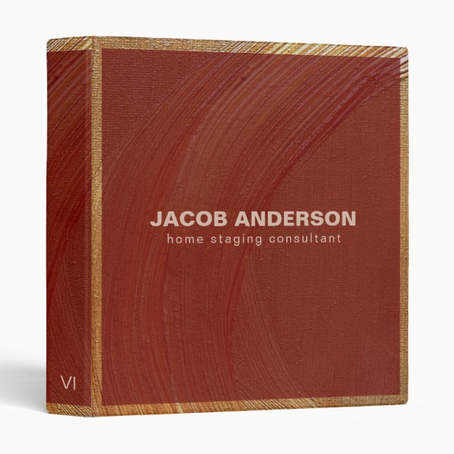 Hand-Painted Backgrounds Binder (Front/Spine)