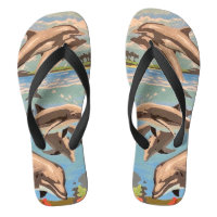 Hand Painted By Number | Playful Dolphins |